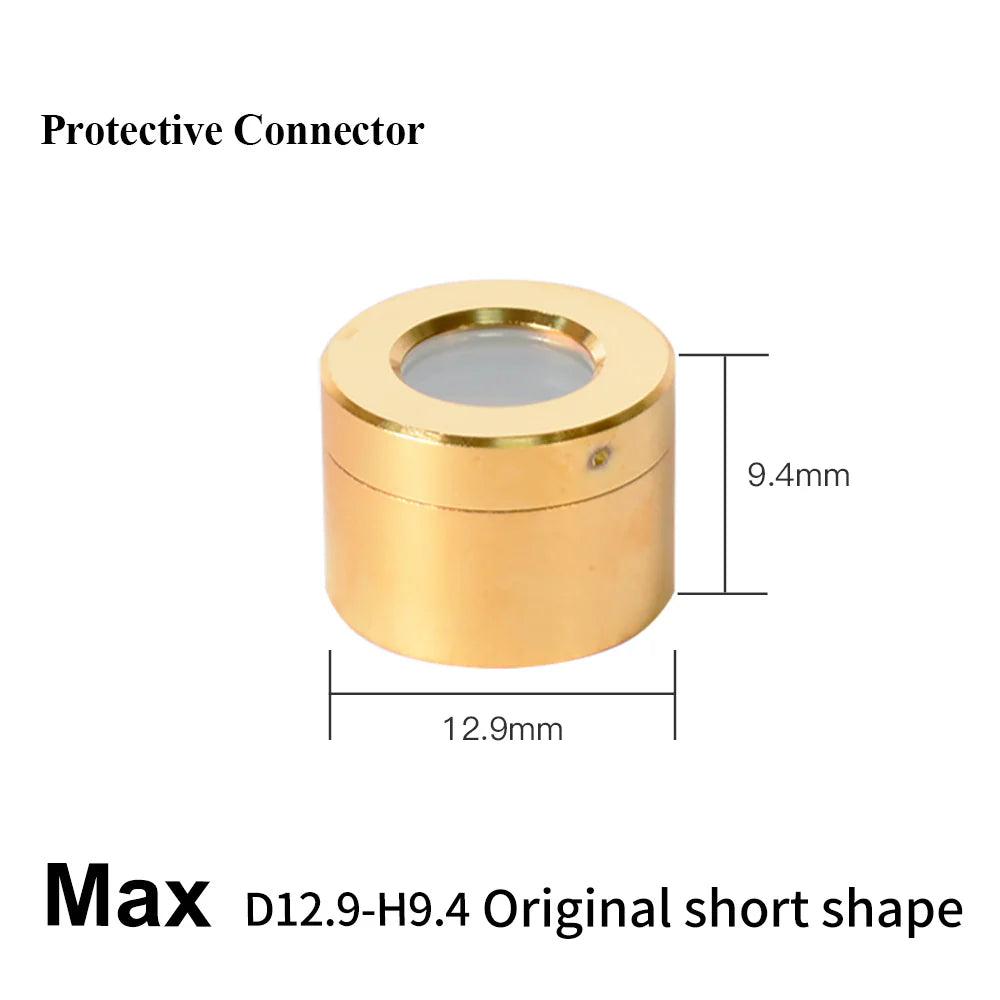 Proteção Output Protective Connector Lens Group with Lens Protective Cap MAX Raycus QBH Laser Source