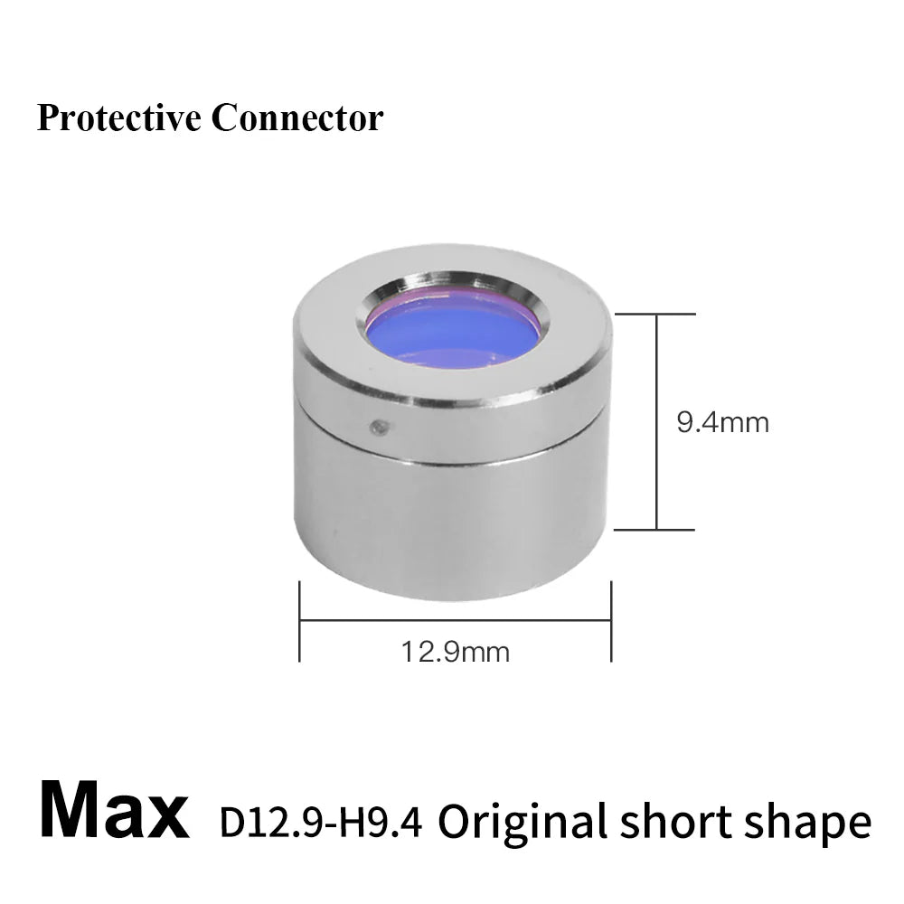 Proteção Output Protective Connector Lens Group with Lens Protective Cap MAX Raycus QBH Laser Source