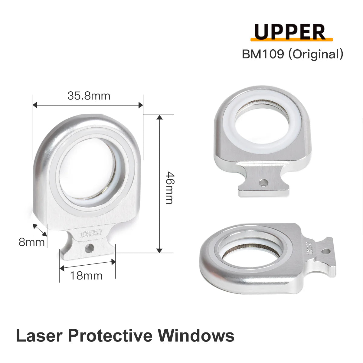 Janelas Original Raytools Upper Down Laser Protective Windows Base Seat