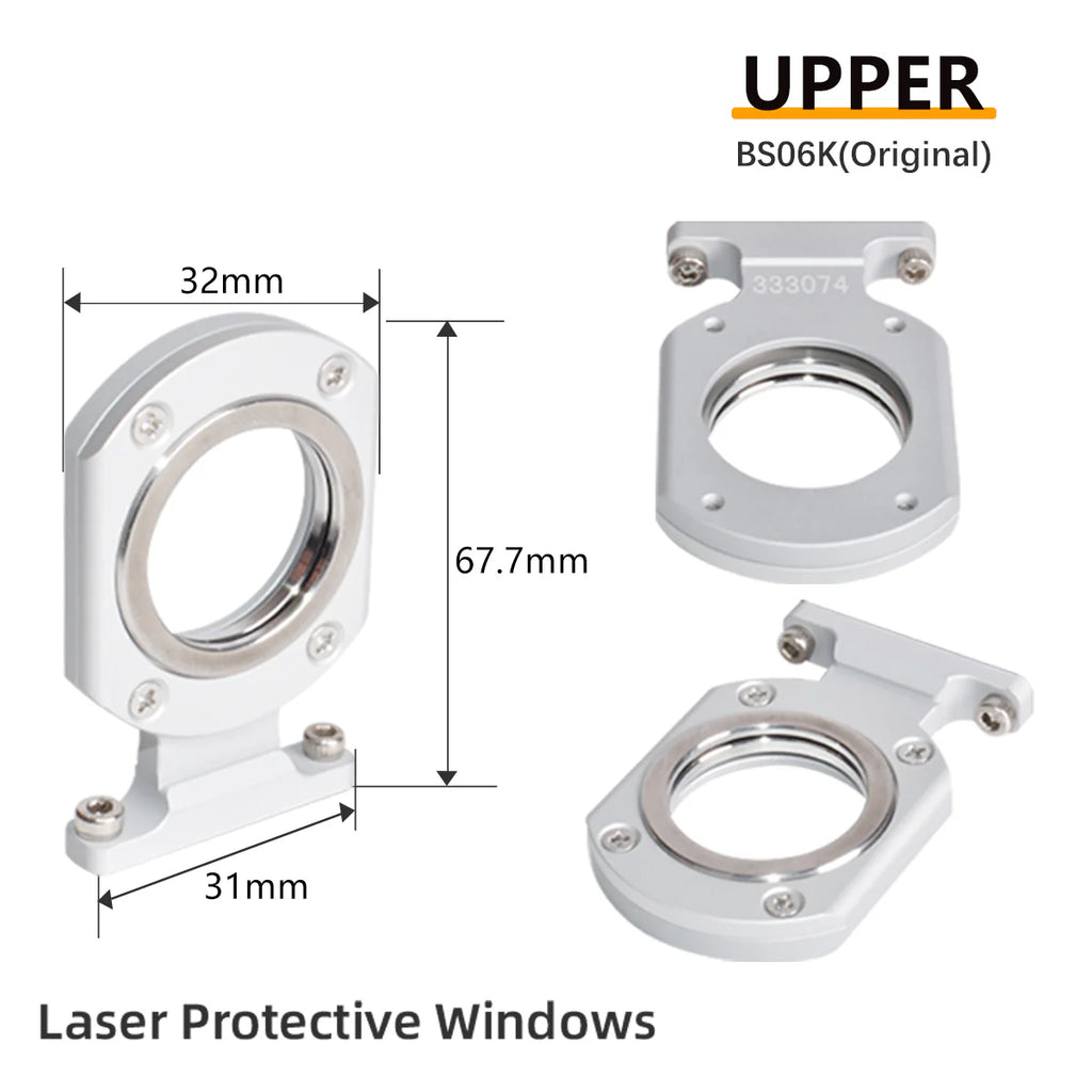 Janelas Original Raytools Upper Down Laser Protective Windows Base Seat