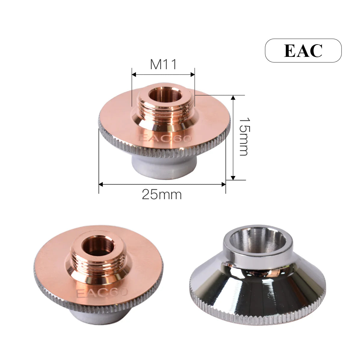 Bicos Laser Cutting Nozzle M11/12 ECU EAU EU EAC Precitec Welding Head