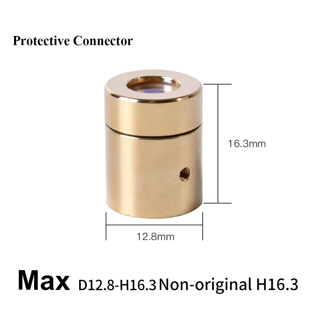 Proteção Output Protective Connector Lens Group with Lens Protective Cap MAX Raycus QBH Laser Source