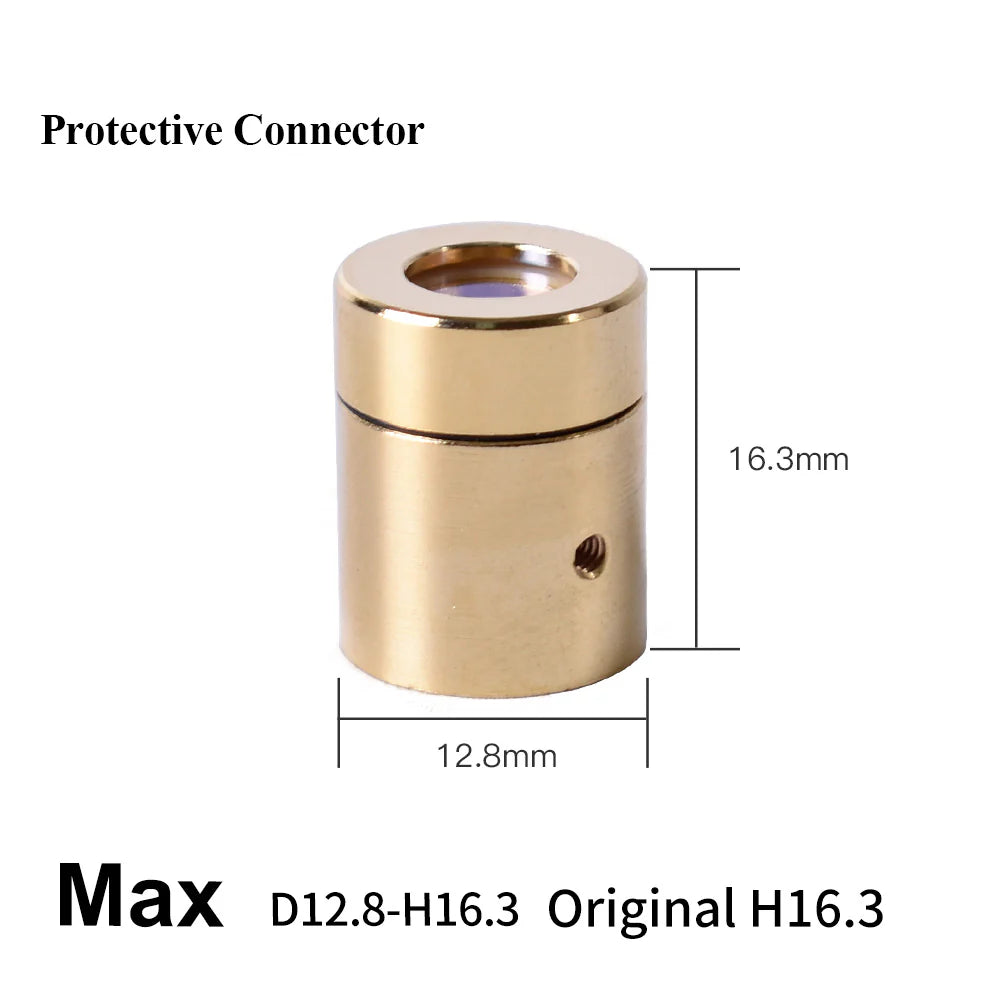 Proteção Output Protective Connector Lens Group with Lens Protective Cap MAX Raycus QBH Laser Source