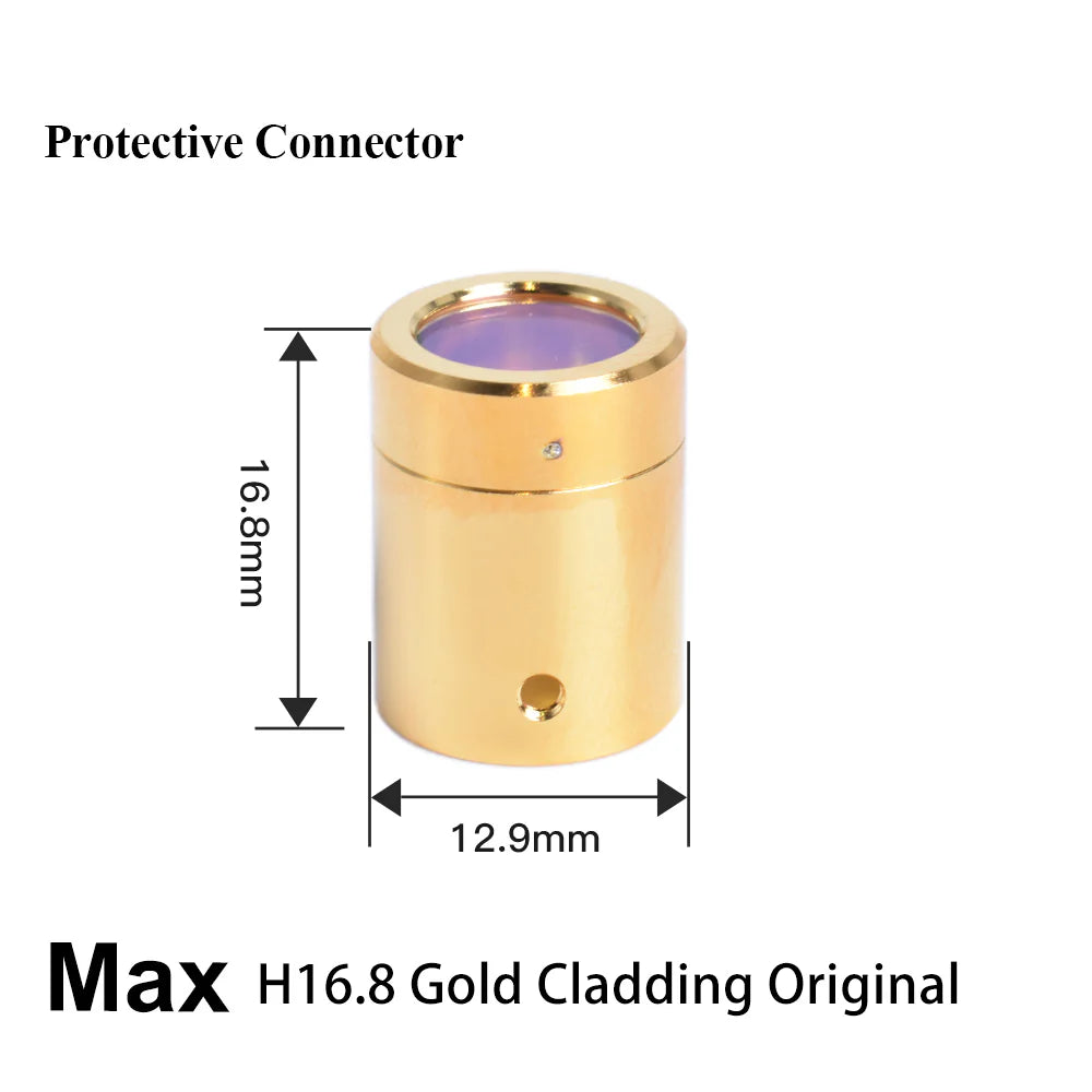 Proteção Output Protective Connector Lens Group with Lens Protective Cap MAX Raycus QBH Laser Source
