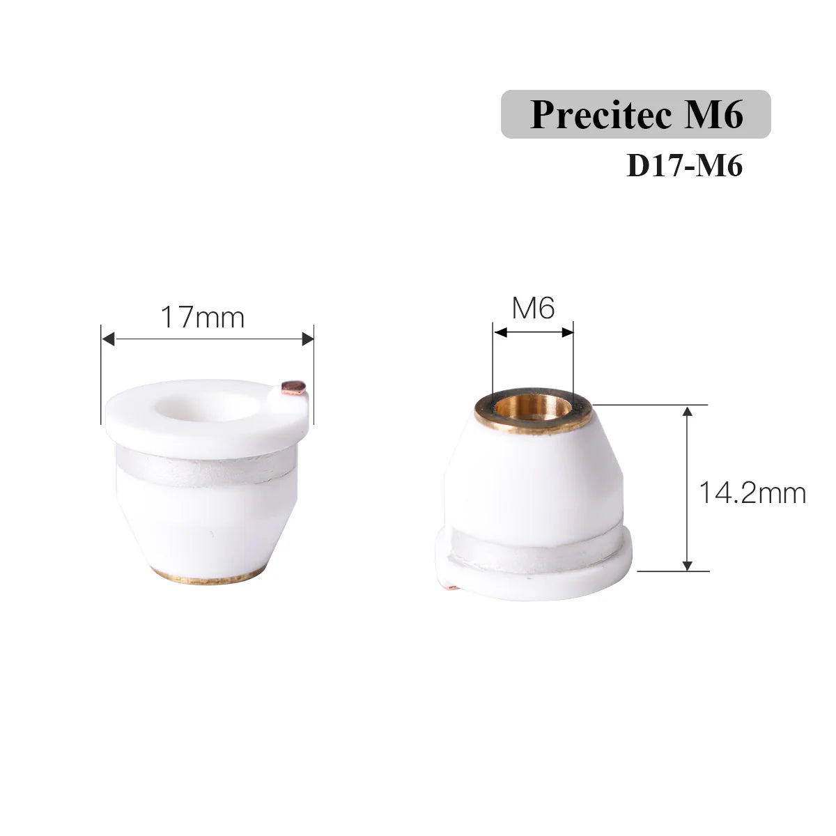 Cerâmica suporte para bocal de laser Laser Ceramic Ring Precitec KTXB P0595-94097 M5 M6