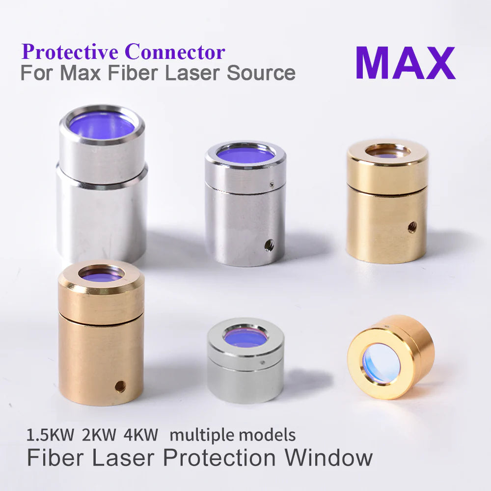 Proteção Output Protective Connector Lens Group with Lens Protective Cap MAX Raycus QBH Laser Source