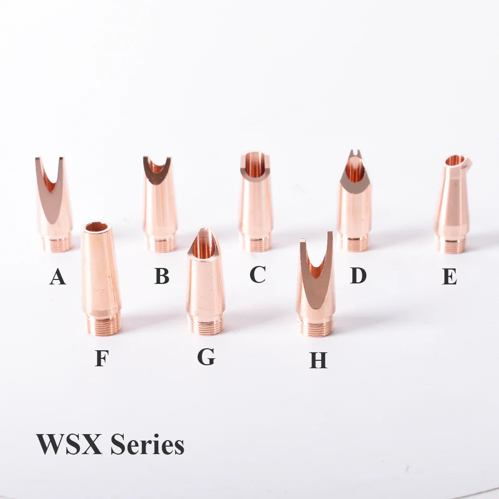 Bicos Laser Nozzles For HANWEI WSX OSPRI Handheld Welding Machine Wire Feeding Welder Nozzle