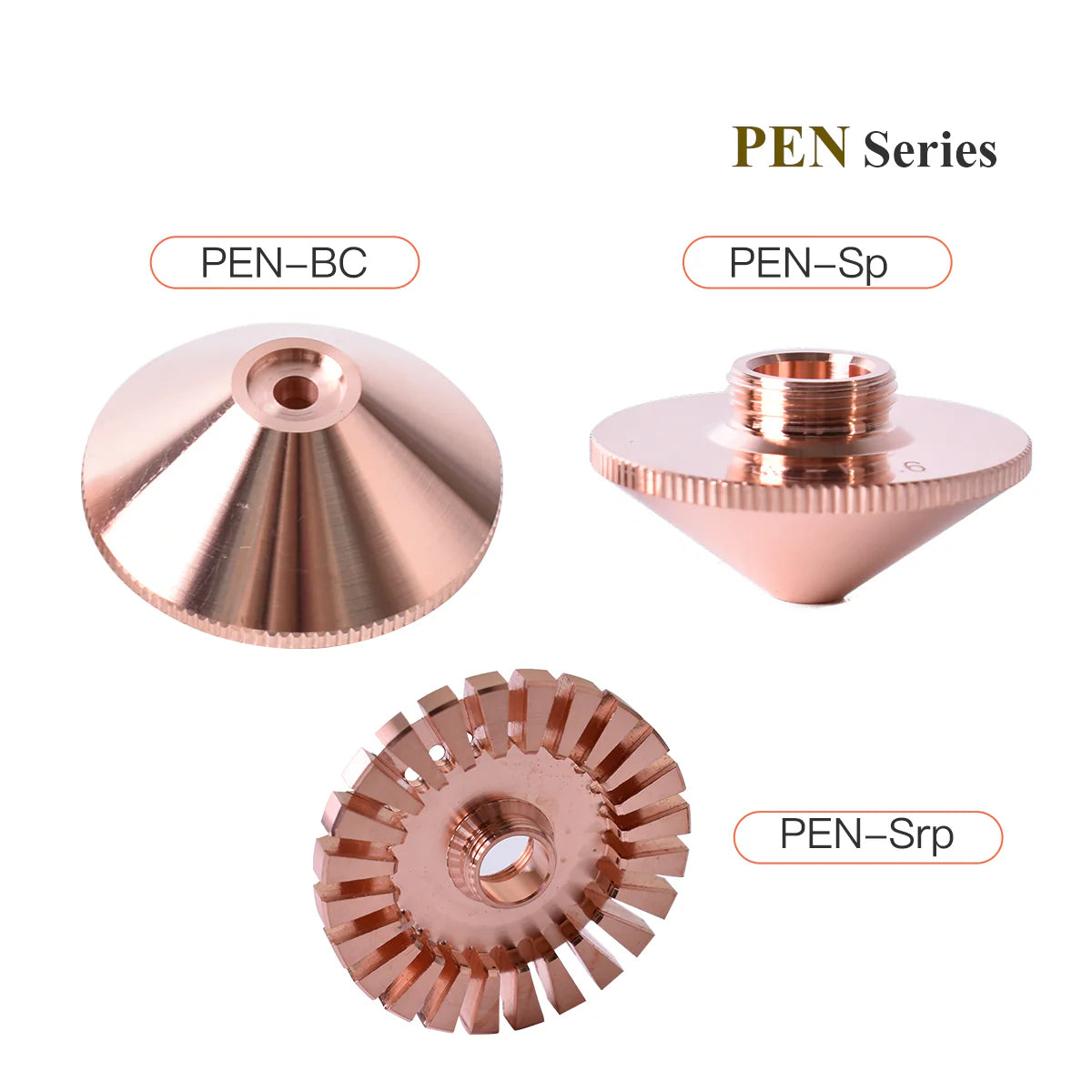Bicos Penta Laser Cutting Nozzle Connector Heat Sink Radiator Laser Head Holder Fitting