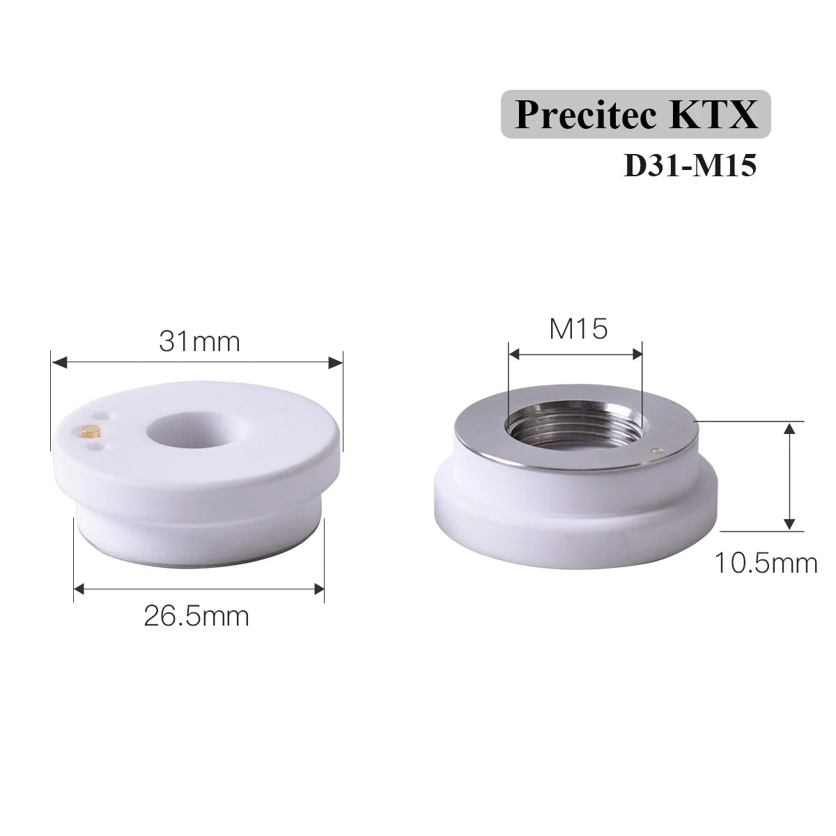 Cerâmica suporte para bocal de laser Laser Ceramic Ring Precitec KTXB P0595-94097 M5 M6