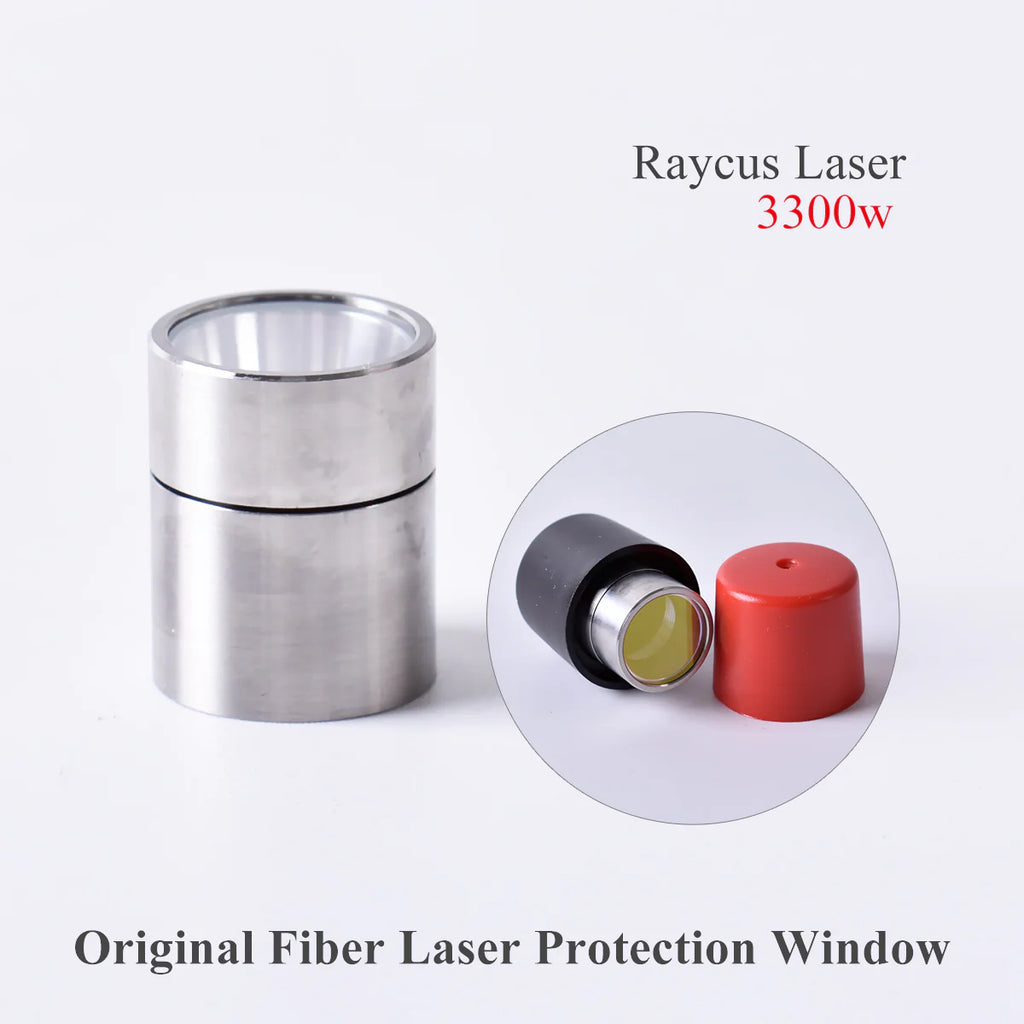 Proteção Fonte de laser de fibra original de 3,3 kW, saída QBH, lente protetora, cabeçote de corte Raycus de 4/6 kW.