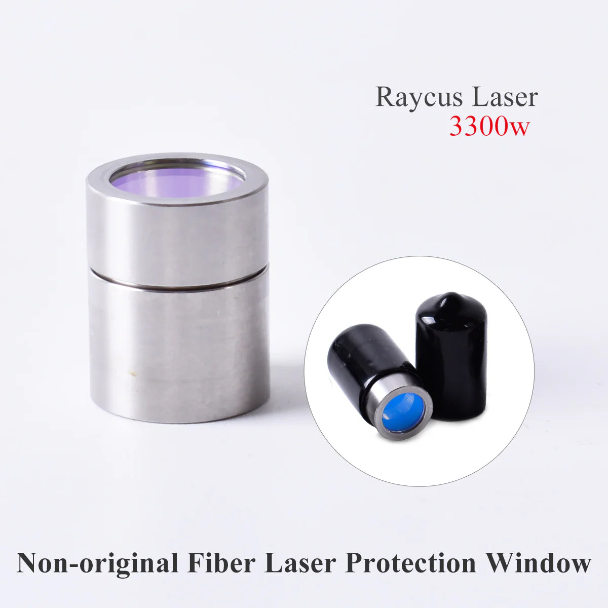 Proteção Fonte de laser de fibra original de 3,3 kW, saída QBH, lente protetora, cabeçote de corte Raycus de 4/6 kW.