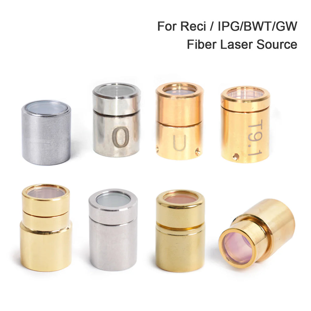 Proteção Original IPG Reci Fiber Laser Source QBH Output Connector Gap 4KW Optic Crystal Protective Lens for 1064nm Cutting Head