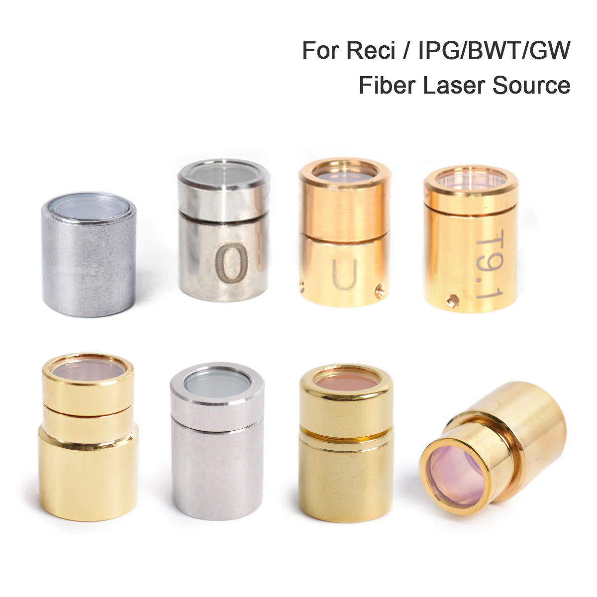 Proteção Original IPG Reci Fiber Laser Source QBH Output Connector Gap 4KW Optic Crystal Protective Lens for 1064nm Cutting Head