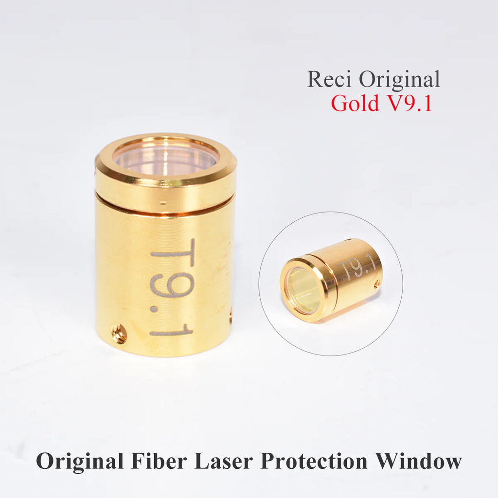 Proteção Original IPG Reci Fiber Laser Source QBH Output Connector Gap 4KW Optic Crystal Protective Lens for 1064nm Cutting Head