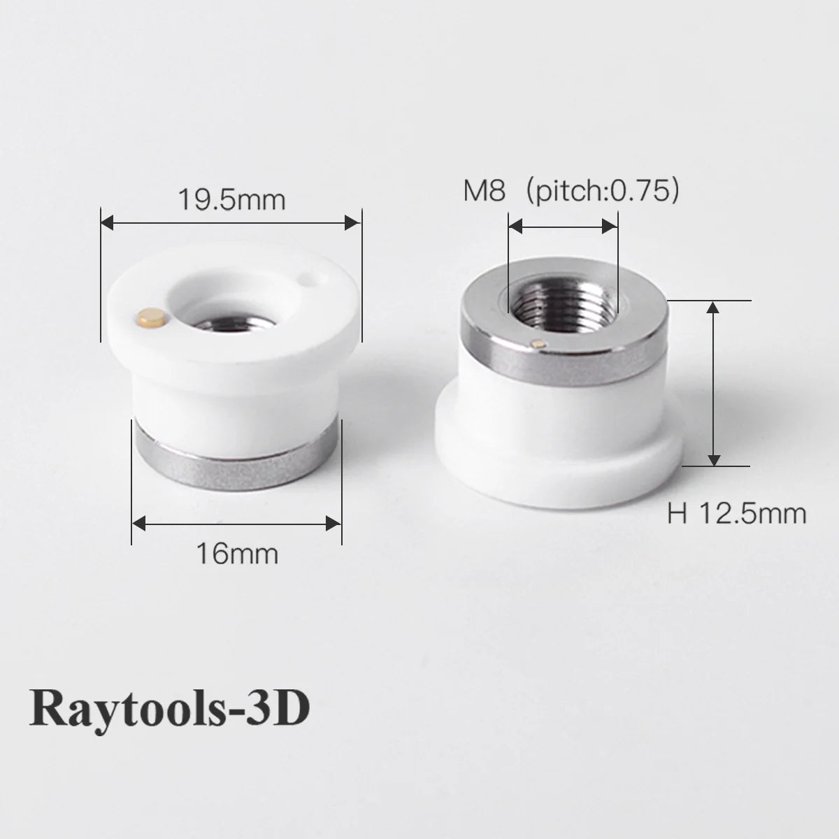 Cerâmica Raytools Laser Cutting Head 3D D28/21.4 M11 Ceramic Ring
