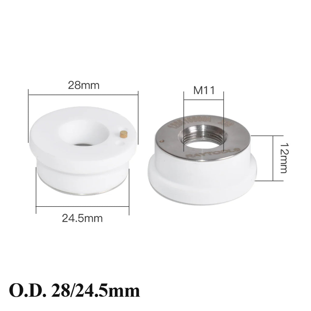 Cerâmica suporte de bocal para cabeçote de laser Raytools Original Laser Ceramic D32mm 120274100B