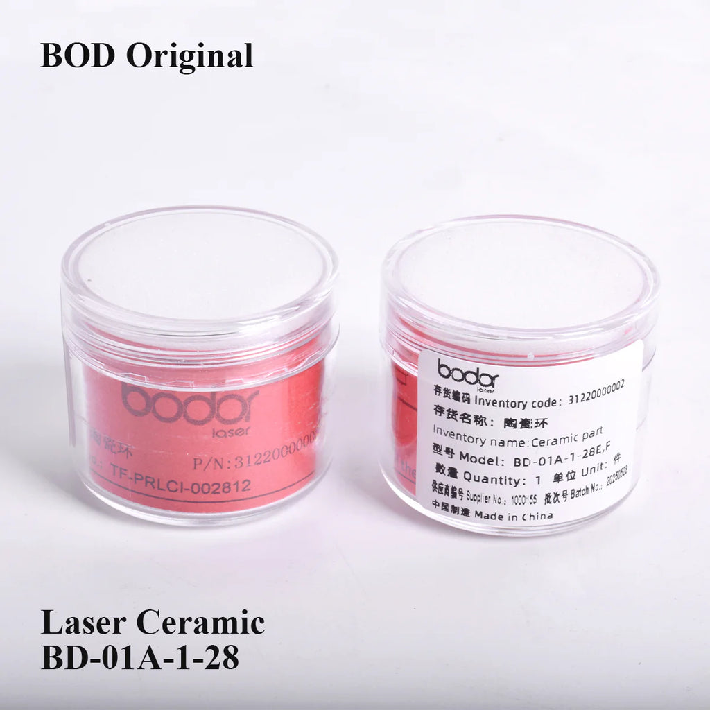 Lentes Originais Bodor: Lente de Proteção do Laser (24.9x1.5 / 30x5 / 37x7), Lente de Colimação e Foco 15KW (D30 C100/F200)