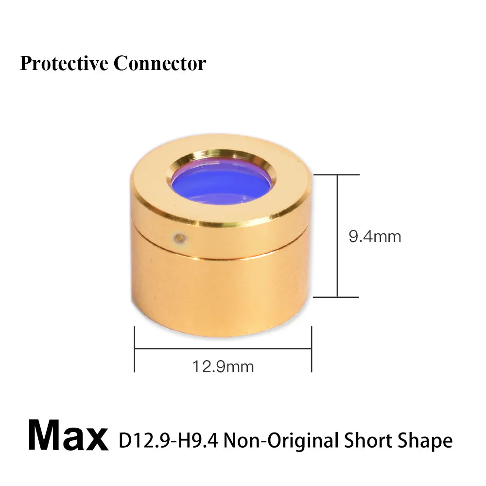 Proteção Output Protective Connector Lens Group with Lens Protective Cap MAX Raycus QBH Laser Source