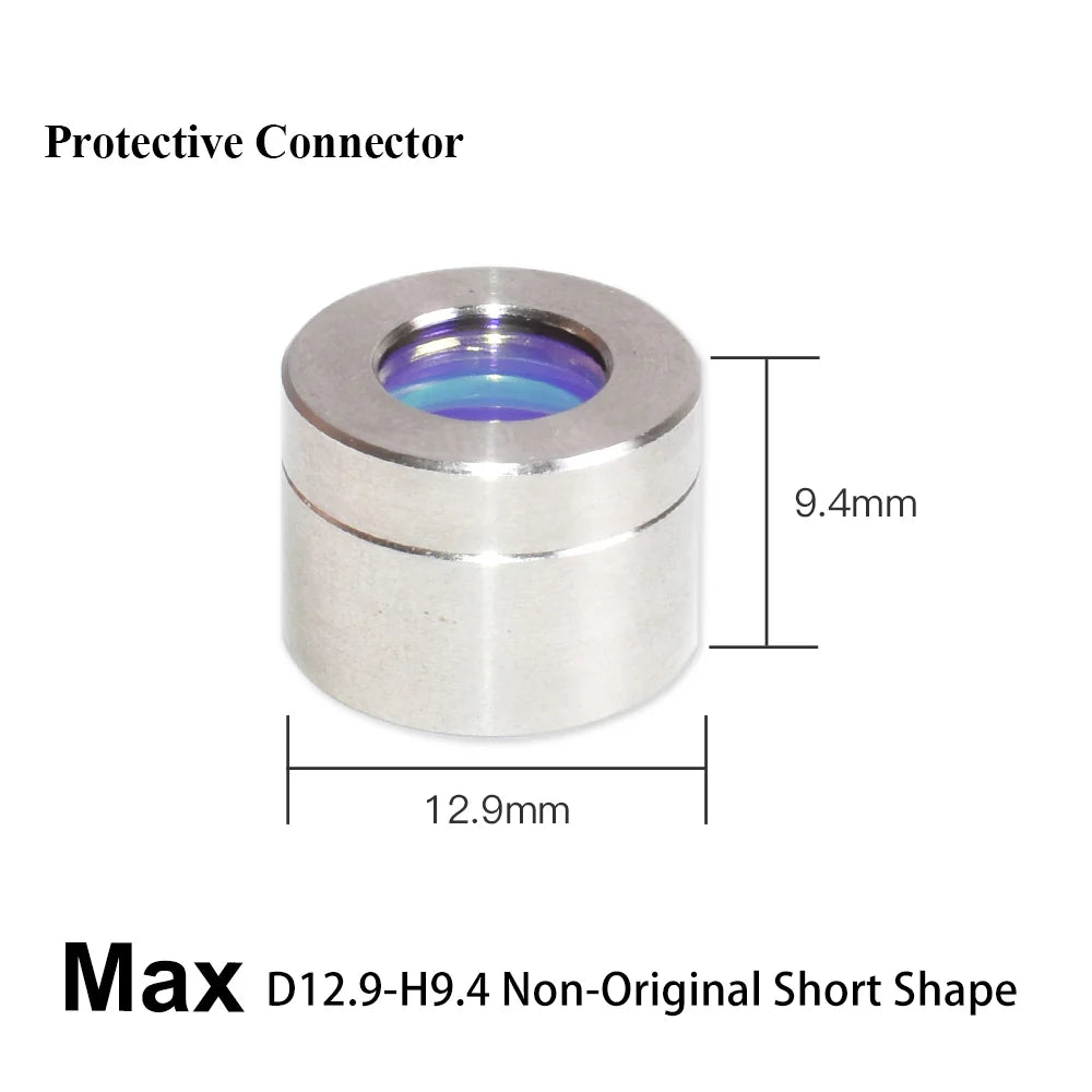Proteção Output Protective Connector Lens Group with Lens Protective Cap MAX Raycus QBH Laser Source