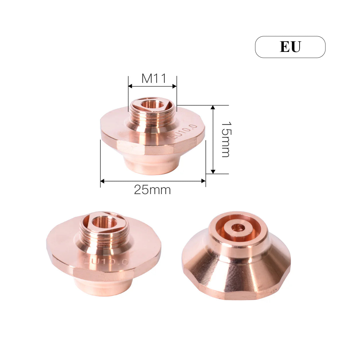 Bicos Laser Cutting Nozzle M11/12 ECU EAU EU EAC Precitec Welding Head